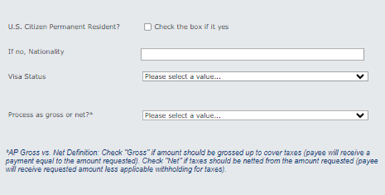 Endowment Requeset form 2nd page