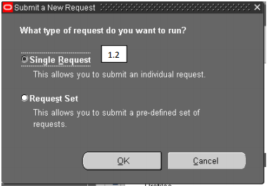Type of request selection
