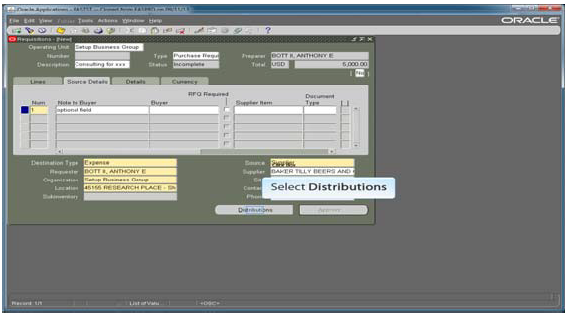 Start distribution process