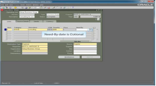 Optional need-by-date