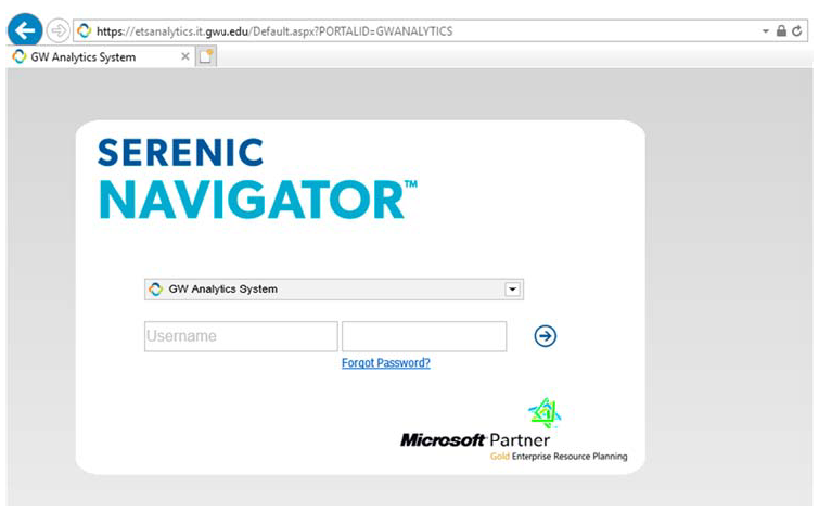 Serenic Navigator homepage screenshot