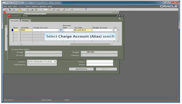 Selection of Alias search