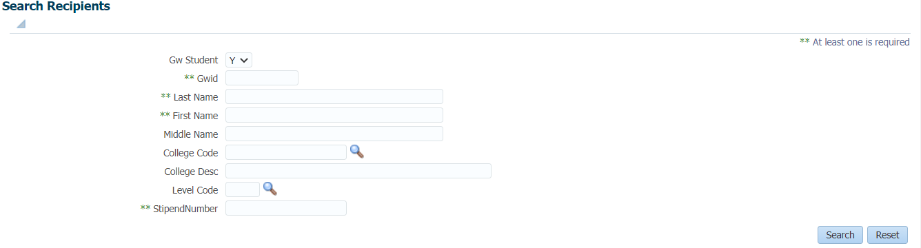 Find purchase order screen
