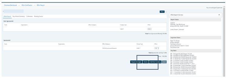 Review of Pay Period Summary page